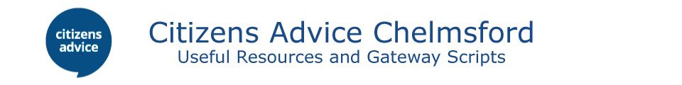 Citizens Advice Chelmsford Useful Resources